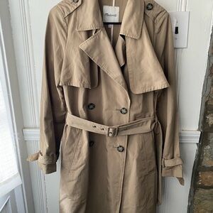 Madewell Classic Beige Trench Coat